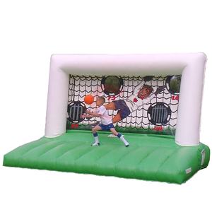 Expédition rapide, but de football gonflable 4x3m, but de football pour <span class=keywords><strong>coup</strong></span> <span class=keywords><strong>franc</strong></span>, jeu de carnaval gonflable avec souffleur - Product Image 1