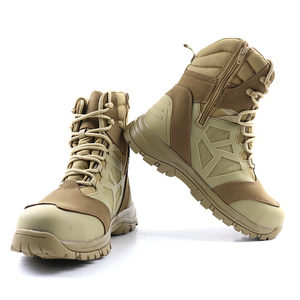 SAFETY LOONG Bottes tactiques pour hommes Bottes de randonnée imperméables Field Desert Boots Outdoor Trekking Sneakers Randonnée - Product Image 6