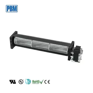 High Grade Aluminum Overdoor Heaters Public Places Elevator 16.7W 30mm Axial Cross Flow Fan