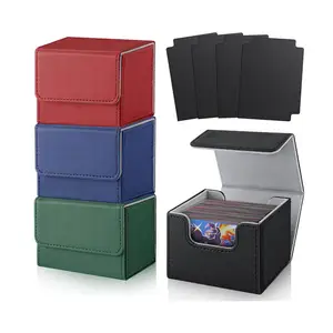 In Stock Imported Pu Leather Trading Commander Card Deck Box Card Deck Box Koffer