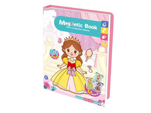 Libri Magnetici Fai-da-Te, Libri Educativi per Bambini - Serie Fattoria, Natale, Atleti, Principesse in Costume - Product Image 1