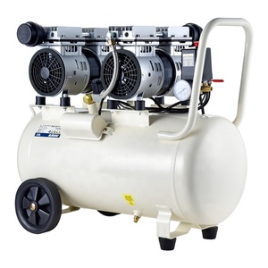 Compresseur D'air Mécafer Power'n Silent 50L 2Hp 8bar Avec 2 Roues Mecafer - Compresseurs Et