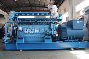 Marine Diesel Open Type Generator Set 50/60Hz <strong>Three</strong>/Single Phase Voltage with Weichai Engine ATS 1800 RPM - Product Image 2