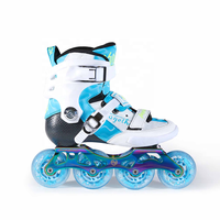 Chaque patin à roulettes de slalom en ligne professionnel en PP renforcé de fibre de verre pour enfants et adolescents avec ABEC-9