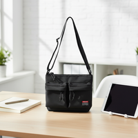 Groothandel MACAKR Op Maat Gemaakte Nylon Herenmode Lichtgewicht Waterdichte Multifunctionele Designer Schoudertas Met Gebogen Rits
