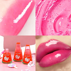 Brillo Labial en Oferta, con Forma de Sandía, Sabor a Sandía, Líquido, Impermeable, Brillante, Hidratante, Nutritivo, Vegano, de Larga Duración, para Uso Diario - Product Image 2