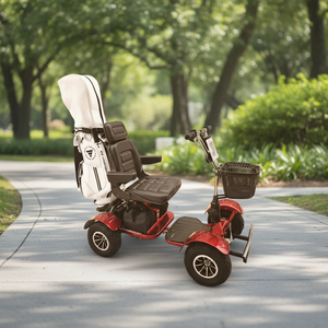 Carrito de Golf Eléctrico KALOSSE J08 para 1 Persona con Discapacidad, Motor de 1000W, Marco de Acero, Batería de Litio de 24V, Carga Máxima de 150 kg, Velocidad Máxima de 14 km/h - Product Image 2