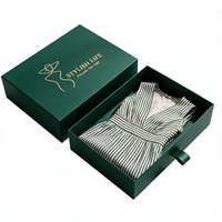 Boîte à tiroir en papier avec logo en relief personnalisé, boîte coulissante en carton de luxe, boîte d'emballage pour bijoux, sous-vêtements, chaussettes, foulards en soie, boîte cadeau