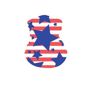 Calentador de cuello para ciclismo con bandera americana, máscara facial transpirable de seda helada, protección solar deportiva unisex - Product Image 1