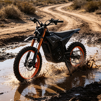 Moto électrique tout-terrain Y-1 de 17 pouces, pneus avant 70/100-17 et arrière 90/100-14, hauteur de selle de 740 mm, vélo électrique tout-terrain pour adultes