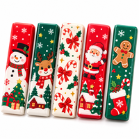 Jouet sensoriel personnalisé en forme de beurre de Noël, jouet à presser souple et moelleux, anti-stress, barre longue en PVC, cadeau de décompression pour adultes