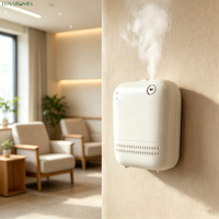Diffuseur d'arômes automatique AE109 150 ml mural à piles, nébuliseur à air froid pour huiles essentielles, idéal pour hôtels et usines