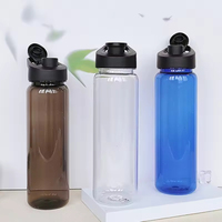 Bouteille d'eau sport moderne de 700 ml, en plastique durable, pour boire directement, cadeau d'affaires