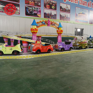 Trenino in pista da corsa gratuito per bambini in treno Mini navetta in auto con treni elettrici del parco divertimenti - Product Image 1