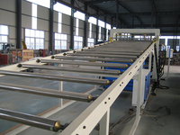 Panneau de mur UV de machine d'extrudeuse de feuille de marbre de PVC en plastique de 1220*2440mm faisant la machine pour la décoration intérieure