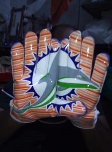 2022 Nouvelle Arrivée Conception Personnalisée Grip Football Récepteur Gants Top Sponsor Listing Sticky Football Gants - Product Image 5