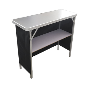 Wholesale Melamine Frame <b>Folding</b> bar <b>Table</b> with Black Handbag - Product Image 4