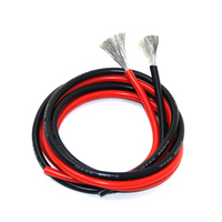 Cable Eléctrico de Cobre con Aislamiento de Silicona de 6 AWG a 30 AWG, Fabricado en China