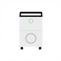 Déshumidificateur réfrigérant SHIDA 6L/jour, commande tactile, fonctionnement silencieux, design portable pour usage domestique, chambre, sous-sol