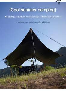 Tenda a baldacchino attrezzatura da <span class=keywords><strong>campeggio</strong></span> per Picnic all'aperto parasole antipioggia pieghevole tenda a farfalla 25 >3000mm MANSEN impermeabile - Product Image 5