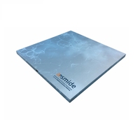 Brochure d'entreprise vidéo numérique à couverture rigide innovante de 7 pouces Carte de voeux vidéo LCD faite à la main Matériel en papier Nouvelles idées