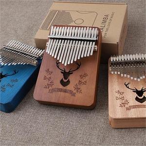 Instrumento portátil <span class=keywords><strong>de</strong></span> 17 tonos <span class=keywords><strong>de</strong></span> Venta caliente <span class=keywords><strong>de</strong></span> alta calidad para principiantes Kalimba piano <span class=keywords><strong>de</strong></span> dedo para tocar <span class=keywords><strong>de</strong></span> primera mano - Product Image 4