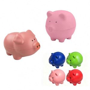 ลูกบอลบีบลดความเครียดรูปหมู ของที่ระลึก ทำจากโฟม PU ดีไซน์รูปหมู - Product Image 1