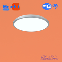 Plafonnier intelligent Tuya Graffiti, sept couleurs RGBCW, télécommande vocale, éclairage intelligent ZigBee pour home cinéma complet