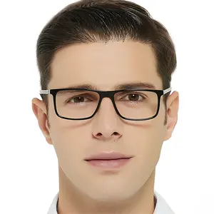 2023 Retro Stock Ready Reading Classic Model Square Eyewear Blue Light Blocking Glasses Frame