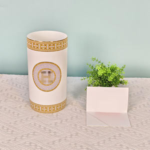 Vases décoratifs vintage en céramique pour l'entrée de la maison, cadeaux de pendaison de crémaillère pour restaurant - Product Image 5