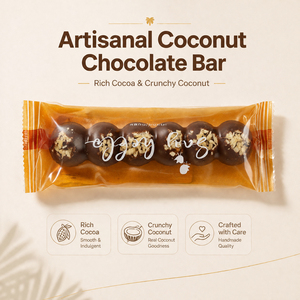 Barras de Chocolate con Leche y Coco Premium al por Mayor OEM, Snack de Café y Coco a Granel Directo de Fábrica - Product Image 3