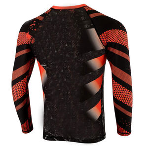 Rashguard MMA personnalisé imprimé, respirant, design BJJ sublimé, style unique et personnalisé, UPF50+, séchage rapide, Spandex/Nylon - Product Image 3