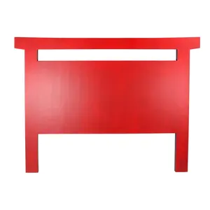 Tête de lit en MDF et sapin 160x4x120 Prof.120 ROUGE - Product Image 1