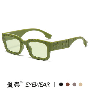 F Brand Square Sunglasses UV400 PC <b>Frame</b> Unisex Fashionable Sun Protection - Product Image 5