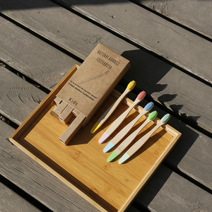 Al por mayor personalizado biodegradables desechables <span class=keywords><strong>cepillo</strong></span> de <span class=keywords><strong>dientes</strong></span> de bambú-niños - Product Image 2