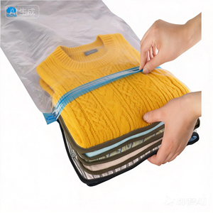 Sacs de rangement <span class=keywords><strong>sous</strong></span> <span class=keywords><strong>vide</strong></span> haute résistance, sacs de compression enroulables, pas besoin de pompe, organisateur de voyage <span class=keywords><strong>pour</strong></span> bagages et valises - Product Image 1
