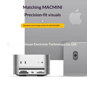 Station d'accueil MacMiniM4 en gros d'usine, extension de <span class=keywords><strong>disque</strong></span> <span class=keywords><strong>dur</strong></span>, lecteur SSD <span class=keywords><strong>externe</strong></span>, transmission USB3.2 haute vitesse, Type C - Product Image 4