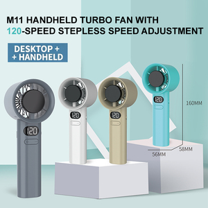 Ventilateur de poche numérique LK Toys <span class=keywords><strong>Vortex</strong></span> à affichage numérique, 120 vitesses réglables en continu, rechargeable par USB, portable - Product Image 5