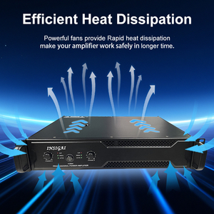 Amplificateur 2 canaux INSIGAI <span class=keywords><strong>1000</strong></span> Watts, puissance professionnelle 1000w, amplificateur stéréo professionnel 2u haute puissance - Product Image 3