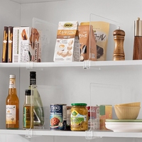 Vente en gros de séparateurs d'étagères en acrylique personnalisés rangement en plexiglas pour pull chemise sac à main dans la chambre à coucher cuisine salon