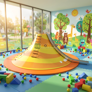 Aoleao Custom Volcano Theme Indoor Playground Ball <b>Pool</b> <b>Slide</b> Climbing for Kids Soft Play CE TUV Certified - Product Image 3