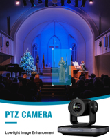 K820N 60FPS 4K NDI Cámara HDMI USB3.0 3G-SDI 20X Zoom óptico AI Seguimiento automático NDI PTZ Cámara 4K PTZ Cámara