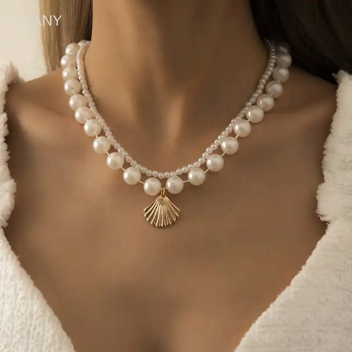 Floating Triple Pink Edison Pearl Necklace - Magnolia Hawaii
