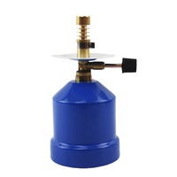 Briquet torche en laiton portable, pistolet à flamme pour le camping en plein air, pour la soudure au gaz butane utilisant une bouteille de gaz de 190 g, boîte métallique