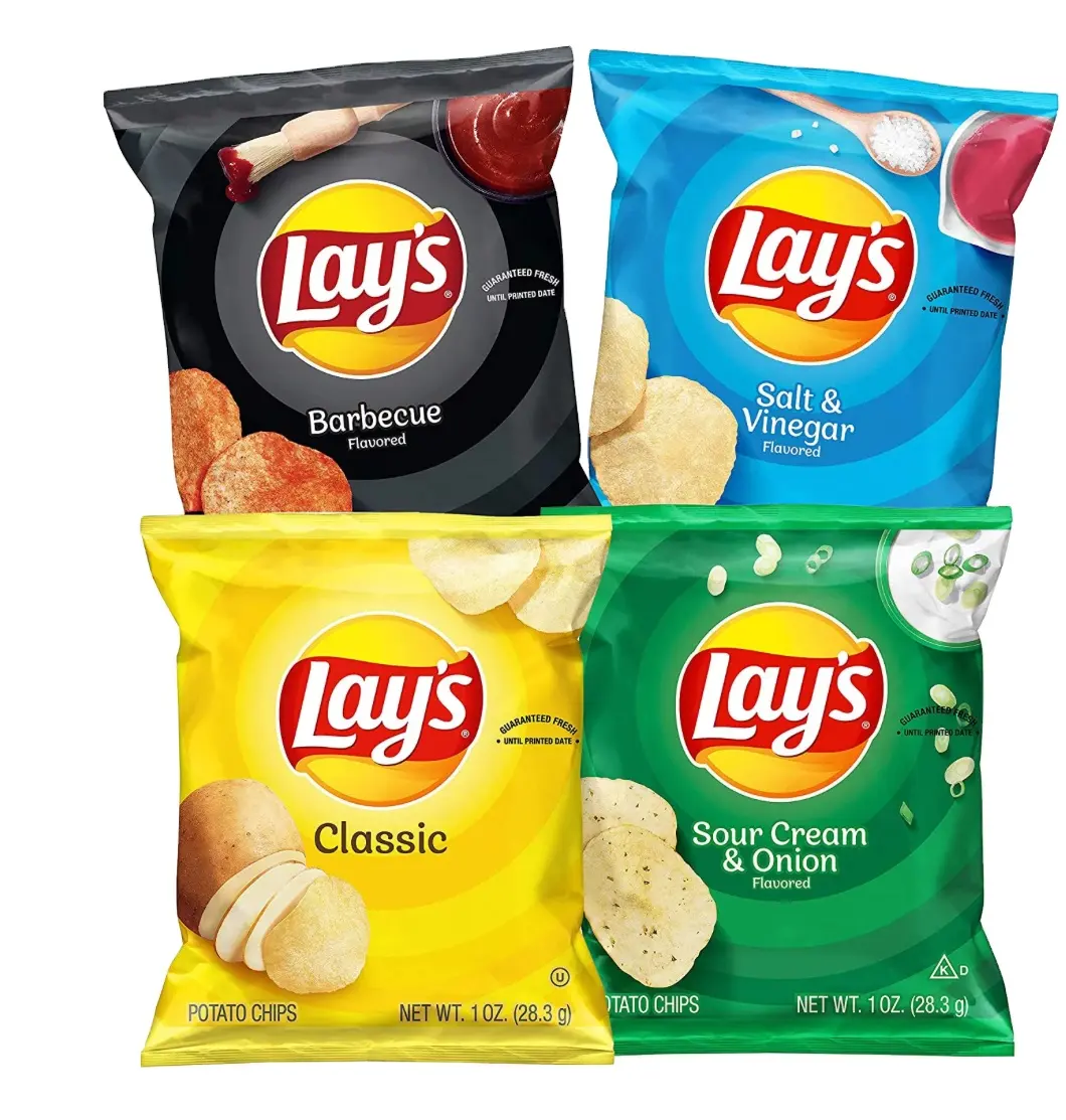 Разнообразная упаковка чипсов для картофеля, соленые картофельные чипсы, 1,5 унция (42,52 г) каждая, 40 упаковок-оптовый поставщик