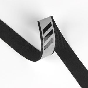 Custom Polyester Webbing Tape T-Shirt Neck Tapes Print Embossed Non-<b>elastic</b> Straps - Product Image 2