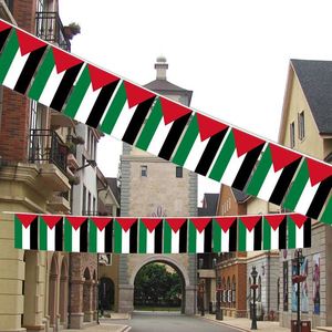 Palestine String <b>Flag</b> Polyester Fabric National Country <b>Flag</b> for Birthday Party Festival Decoration - Product Image 2