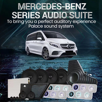 Haut-parleurs de système de kit audio de voiture de Berlin pour Mercedes W447, Tweeters 12V sur mesure en métal d'aluminium de lancement Para Auto 30W 1kg Ming Ao