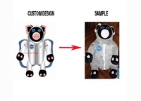 Jouet en peluche personnalisé certifié CE, en coton biologique, créez votre propre personnage en peluche, fabricant de jouets en peluche personnalisés