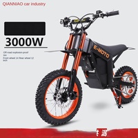Moto électrique tout-terrain à deux roues, nouveau modèle 2025, transfrontalière, sportive, prête pour la plage, légère, ultra-longue autonomie 48V